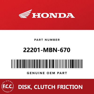 22201-MBN-670 FCC Clutch Plate Friction Clutch Lining And Clutch Disc For Honda CRF450