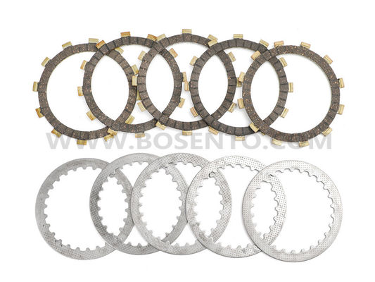 Rubber Motorcycle Clutch Plate OEM Iron Friction Clutch Plate Kits For Suzuki AX100