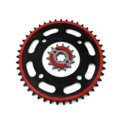 Choho Gold Motorcycle Drive Chain With Noise Reduction Sprocket Kit for Honda CBF190 CB190R CB190X